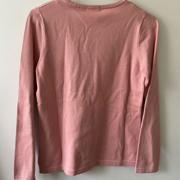 NWT pastel pink cotton sweater - Picture 3 of 4